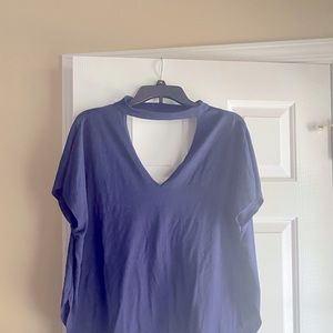 Living doll blue shirt size L